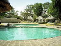 Luxury!   In contrast to Namutoni this resort is much more up-market.  We didn't swim but enjoyed the surrounds for ¾ hr before heading back to Namutoni.